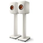Kef S2 LS50 Wireless II ve LS50 Meta İçin Çift Mineral Beyaz Yer Standı