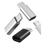 Kefiany Micro USB somun USB C erkek adaptör (3'lü paket) Android to Type C jak fiş seti şarj kablosu şarj cihazı şarj kablosu aksesuar Samsung S21 S22 Ultra Google Pixel Huawei Xiaomi iPad Pro için