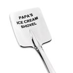 Kefley Papa Noel Doğum Günü Hediyeleri Torunlardan Komik Büyükbaba Baba Hediyeleri Torun Torunundan Oyulmuş Papa'nın Dondurma Küreği Kaşığı Dondurma Severler için Eşsiz Papa Hediyeleri Torunlardan