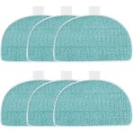 Keioug Leifheit Clean Tenso Power 2.0 Buharlı Temizleyici 6'lı Paket Mop Pedleri, Mikrofiber Buharlı Mop Yedeği, Buharlı Süpürge Mop Kılıfı (Yurt Dışından) - Yedek Parça