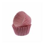 Kek Kalıbı Pet Kapsül 52X45 Mm Kağıt Cupcake Kağıdı - 100 Adet Pembe Küçük Puanlı