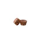 Kek Kalıbı Pet Kapsül 52X45 MM Kağıt Cupcake Kağıdı - 100 Adet Sarıya Kırmızı Kalpli Yazılı