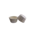 Kek Kalıbı Pet Kapsül 52X45 MM Kağıt Cupcake Kalıbı (100 Adet) Beyaz
