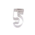 Kek Kurabiye Ve Pasta Kalıbı Metal 5 Sayı Büyük Boy Rakam 8.5 CM