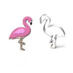 Kek Kurabiye Ve Pasta Kalıbı Metal Flamingo Şekilli 10.5X5.5 CM