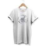 Keklik Baskılı T-Shirt - Beyaz