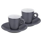 Kela 12751 2'li Set Gri 50 ml Mattia Espresso Fincan