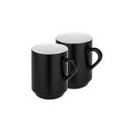 Kela 12756 2'li Set Siyah 300 ml Mattia Kupa