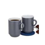 Kela 12757 2'li Set Gri 300 ml Mattia Kupa