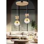 KELEBEK 2Lİ GOLD 3RENKLED ISIKLI Modern Sarkıt Mutfak Oturma Odası Salon COCUK ODASI Sarkıt Avize