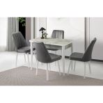 Kelebek 60 X 100 Cm Tekno Kenar Mdf H.g Açılır Masa 4 Adet Sude Sandalye Takım