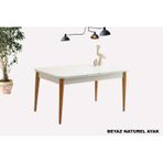 Kelebek Açılır Mdf Masa Mutfak,Salon,Yemek Odası Masası 60x100 cm Naturel