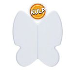 Kelebek Çocuk Bebek Genç Odası Çekmece Dolap Kapak Kulpu Kulbu Plastik Mat Beyaz Kulp 32 Mm