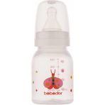 Kelebek Desenli Pp Biberon 125 Ml, Şık ve Kullanışlı Bebek Biberonu - Ahşap - Bej