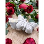 Kelebek Figürlü Kapaklı %100 Doğal Soya Mum- Dekoratif Aromatik Mum - ÖZEL KARIŞIM MİA