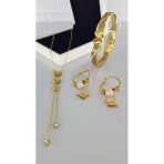 Kelebek Gold Çelik Takı Seti
