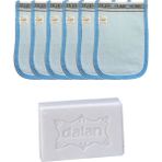 Kelebek Hamam Ince Banyo Kesesi Standart Mavi 6 Adet + Dalan Sultan Hamam Doğal Banyo Sabunu 200 gr