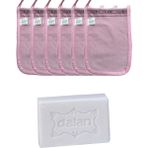 Kelebek Hamam Ince Banyo Kesesi Standart Pembe 6 Adet + Dalan Sultan Hamam Doğal Banyo Sabunu 200 gr