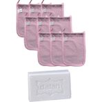 Kelebek Hamam Ince Banyo Kesesi Standart Pembe 9 Adet + Dalan Sultan Hamam Doğal Banyo Sabunu 200 gr