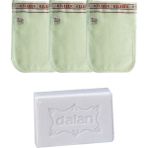 Kelebek Kalın Beyaz Hamam Kesesi 3 Adet + Dalan Sultan Hamam Naturel Banyo Sabunu 200 gr