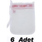 Kelebek Kalın Kese 6'Li Sert Hamam Kese Gelin Kesesi
