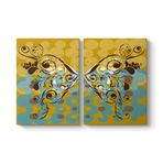 Kelebek Kanatları Tablosu 103 x 70-2 Parçalı