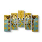 Kelebek Kanatları Tablosu 112 x 72-5 Parçalı