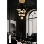 Kelebek Kasa 3 Renk Kumandalı Modern Sarkıt 3 Orta 1 Büyük 4 Toplu Kelebekli Ledli Salon Avize Gold - Çok Renkli