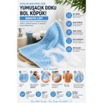 Kelebek Kese Banyo Lifi, Duş Lifi – Yumuşak Dokulu, Bol Köpüklü Vücut Temizleme Lifi 25X35CM - Mavi