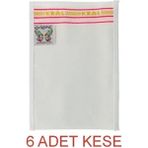 Kelebek Kese Hamam Kral Sert Banyo Kesesi 6'lı Beyaz Malzemeden Üretilmiş Özel Keseler