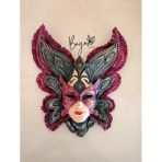 Kelebek Mask Duvar Süsü