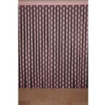 KELEBEK MODEL PEMBE RENK İP PERDE HAZIR DÜĞMELERİ DİKİLMİŞ İP PERDE 300*280 cm