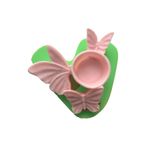Kelebek Şeklinde Tea Light Mum Altlığı Kalibi 10x8x3 cm