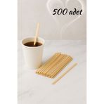 Kelepir Fırsatlar 500 ADET Tek Kullanımlık Doğal Ahşap Karıştırıcı Çubuk