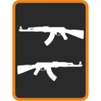 ''keleş AK47'' 2 Adet Sağ ve Sol Oto Sticker 20X6 cm Beyaz - 1 - GTR