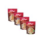 Kellogg's 4lü Granola Paketi,çikolata Parçacıklı Ve Fındıklı, A.fıstıklı Ve Beyaz Çikolata,meyveli, Klasik
