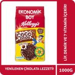 Kellogg's Coco Pops 1 kg Çikolatalı Tahıl Topları Mısır ve Buğday İçeren Ekonomik Paket