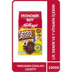 Kellogg's Coco Pops Kakaolu Buğday Ve Mısır Gevreği 1000 G,lif, Demir Ve 7 Vitamin Içerir