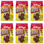 Kellogg's Coco Pops Kakaolu Mısır ve Buğday Gevreği 450 gr x 6 Adet