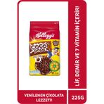 Kellogg's Coco Pops Topları Kakaolu Buğday Ve Mısır Gevreği 225 G, Lif, Demir Ve 7 Vitamin Içerir