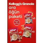 Kellogg's Granola 60 Gr x 15 Adet, Çikolata Parçacıklı&Fındık, Meyveli, Antep Fıstıklı&Beyaz Çikolata, Lif Kaynağı, Kahvaltılık Gevrek