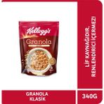 Kellogg's Granola Klasik 340 G; %56 Yulaf EzmesiLif Kaynağı Kahvaltılık Gevrek - 340 gr