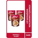 Kellogg's Granola Klasik 340 Gx 3 Adet, %56 Yulaf Içerir, Lif Kaynağı, Kahvaltılık Gevrek