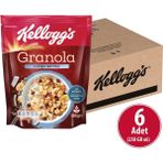 Kellogg's Karışık Meyveli Granola 250 G x 6 Adet, %45 Yulaf Ezmesi, %20 Kurutulmuş Meyve,Lif Kaynağı Kahvaltılık Gevrek - 250 gr
