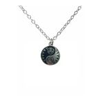 Kelt Sarmalı Ve Ying Yang Sembollü Unisex Kolye – 60 Cm Zincirli, Denge Ve Sonsuzluk Takısı