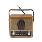 Kemai MD-511BT Nostaljik görünümlü Ahşap Radyo Bluetooth Hoparlör USB TF FM Radyo