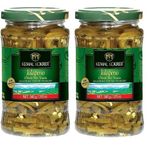 Kemal Kükrer Jalapeno Biber Turşusu Cam Kavanoz 370 cc 2li paket