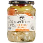 Kemal Kükrer Karışık Turşu Cam Kavanoz 650 gr