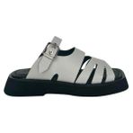 Kemal Tanca 862 M-608 Kadın Hakiki Deri Sandalet - 0 - Siyah