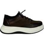Kemal Tanca 883 6007 Erkek Hakiki Deri Spor Ayakkabı & Sneaker - Kahverengi - Nubuk
